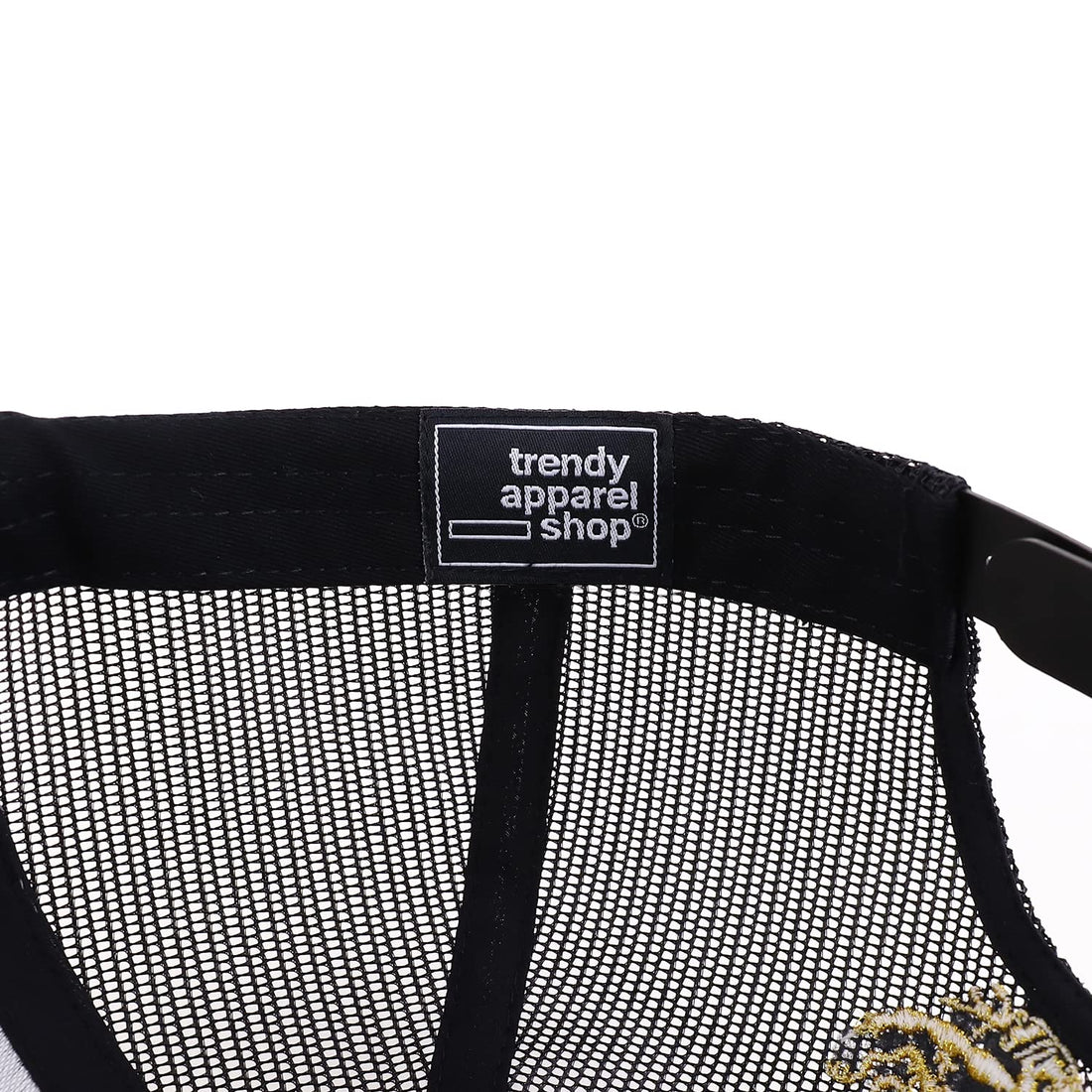 Trendy Apparel Shop Oversized XXL City of Mexico Eagle Embroidered Flat Bill Trucker Mesh Cap