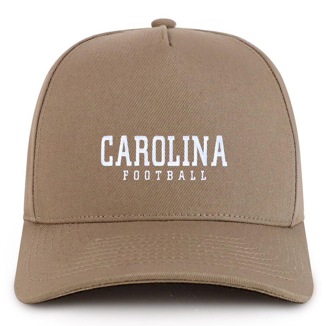 Trendy Apparel Shop Carolina Embroidered 5 Panel Structured Baseball Cap
