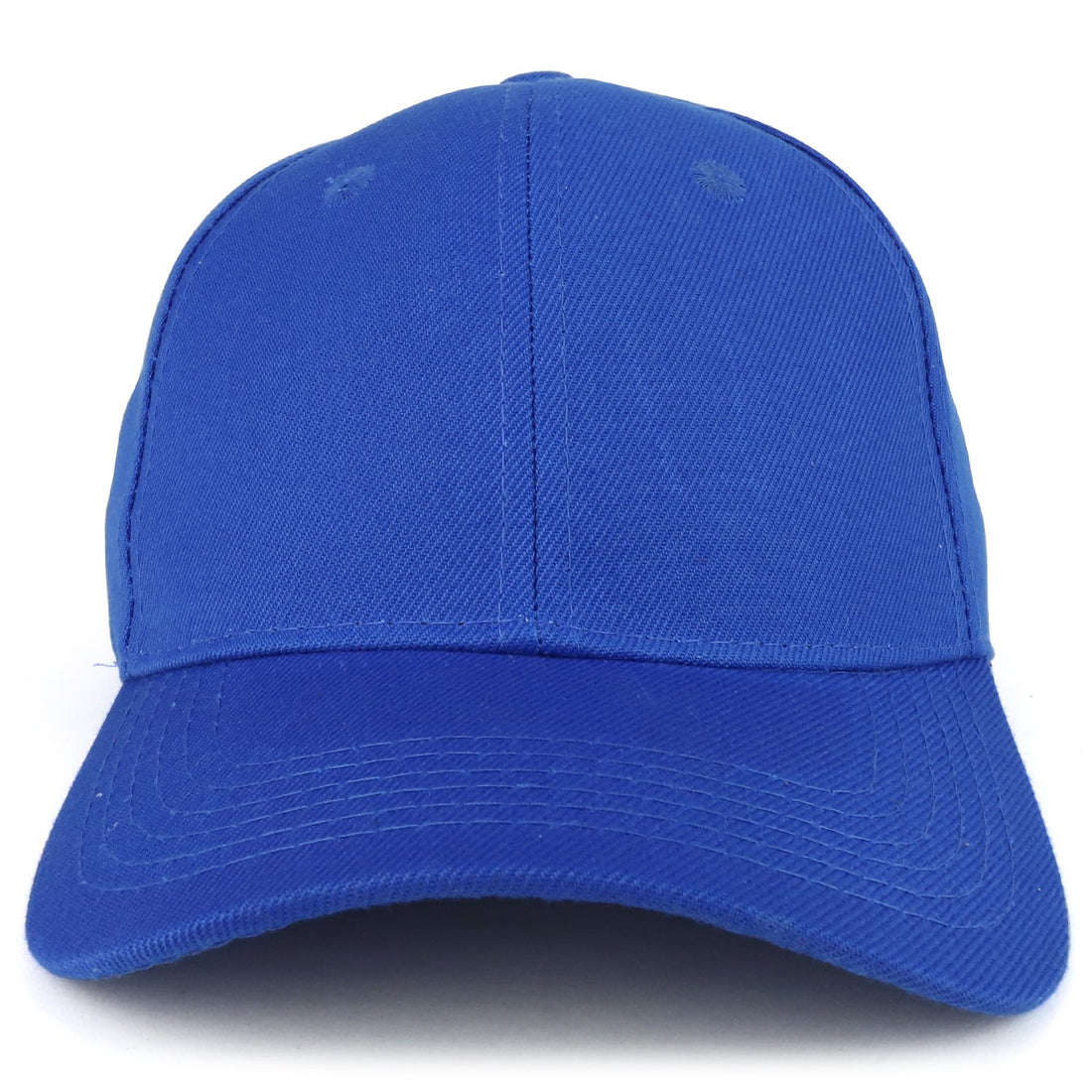 Trendy Apparel Shop Plain Structured Crown Adjustable Baseball Cap