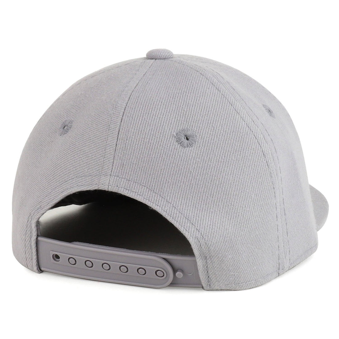 Trendy Apparel Shop Infant to Toddler Kid's Plain Structured Flatbill Snapback Cap