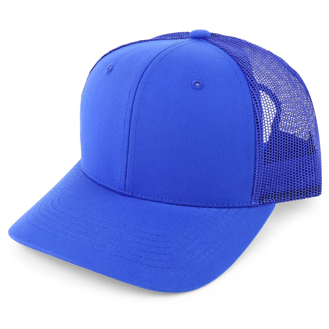 Trendy Apparel Shop Structured High Profile 6 Panel Mesh Trucker Baseball Cap