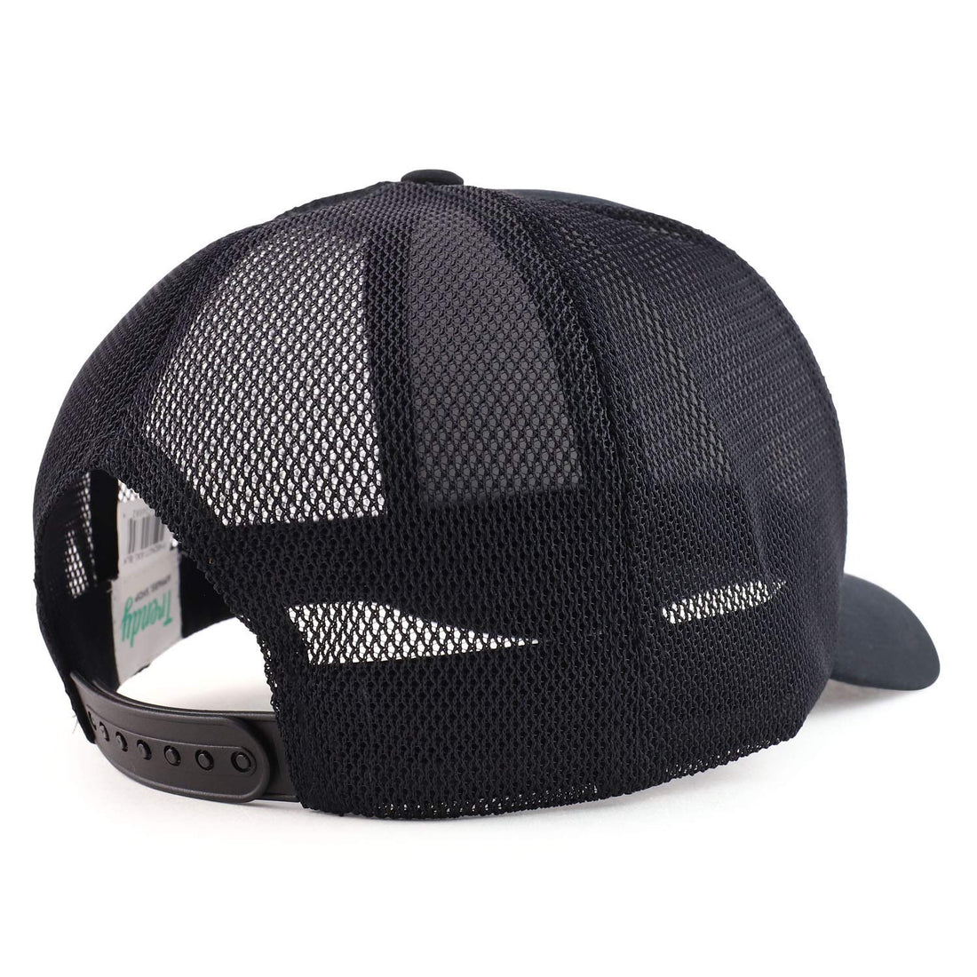 Trendy Apparel Shop Orca Killer Whale Embroidered Oversized 5 Panel XXL Trucker Mesh Cap