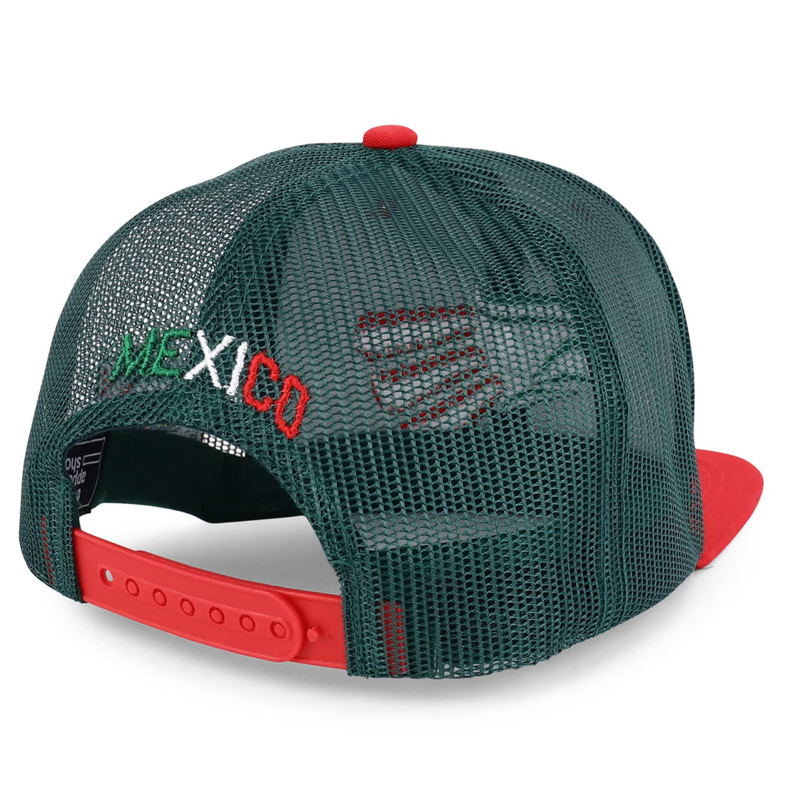 Trendy Apparel Shop XXL Hecho En Mexico Eagle 3D Embroidered Flatbill Snapback Mesh Cap