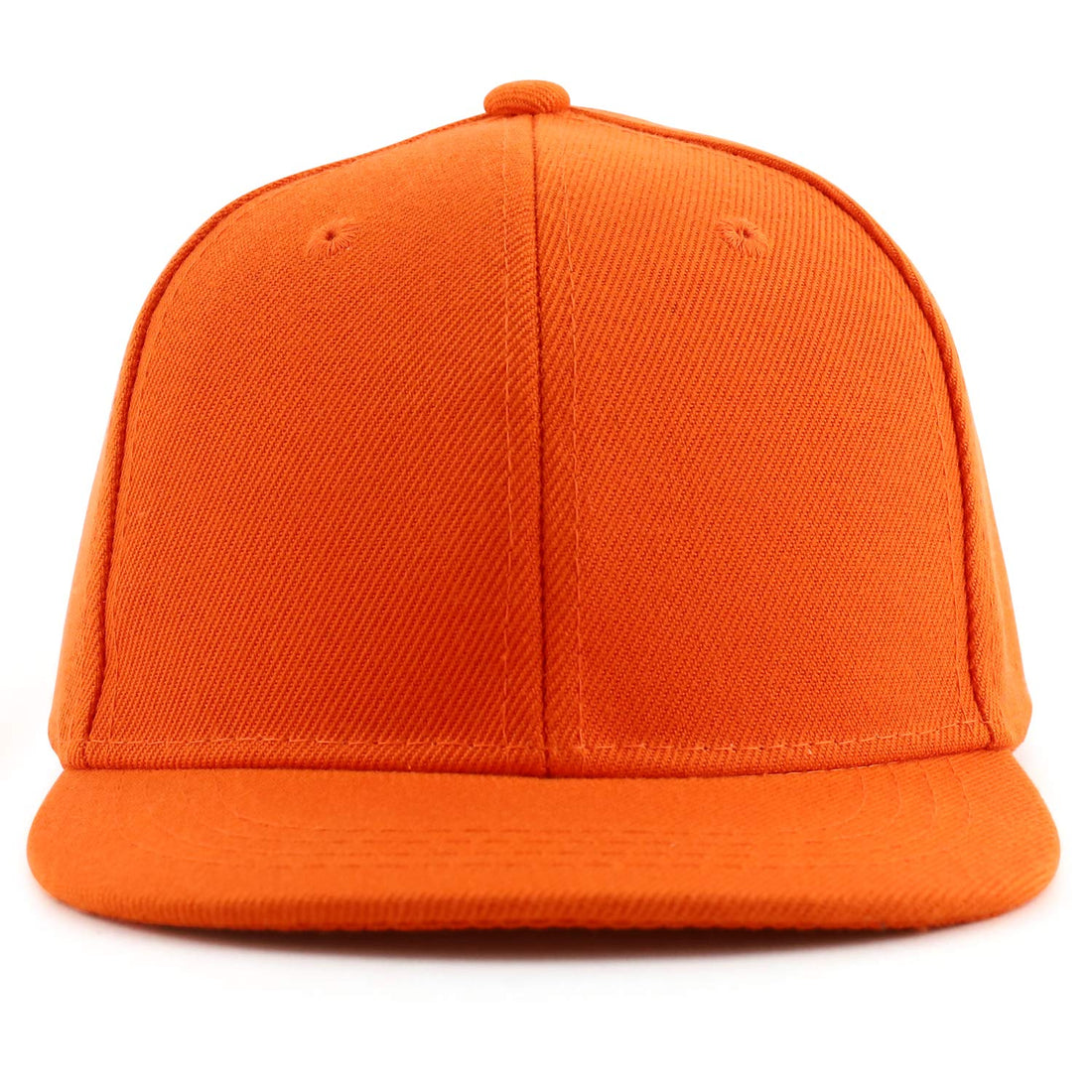 Trendy Apparel Shop Infant to Toddler Kid's Plain Structured Flatbill Snapback Cap