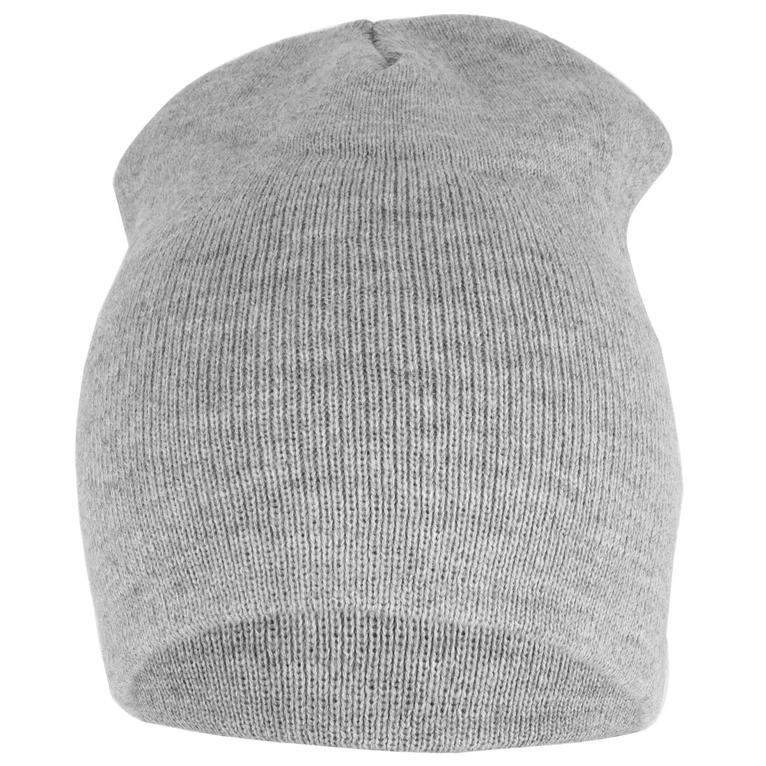Trendy Apparel Shop Plain Short Winter Acrylic Knit Beanie