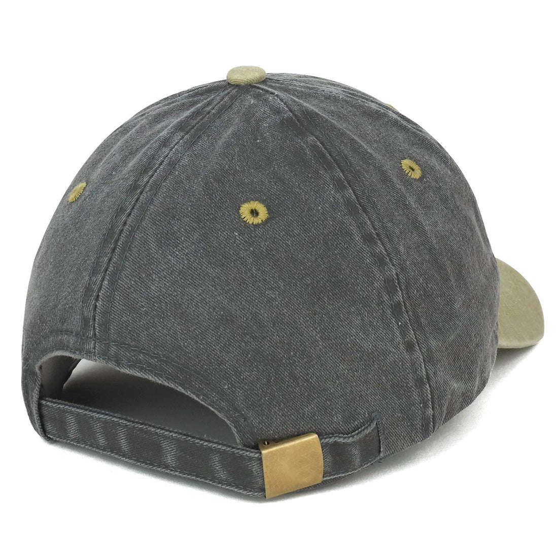 Trendy Apparel Shop Watermelon Patch Pigment Dyed Washed Two Tone Baseball Cap