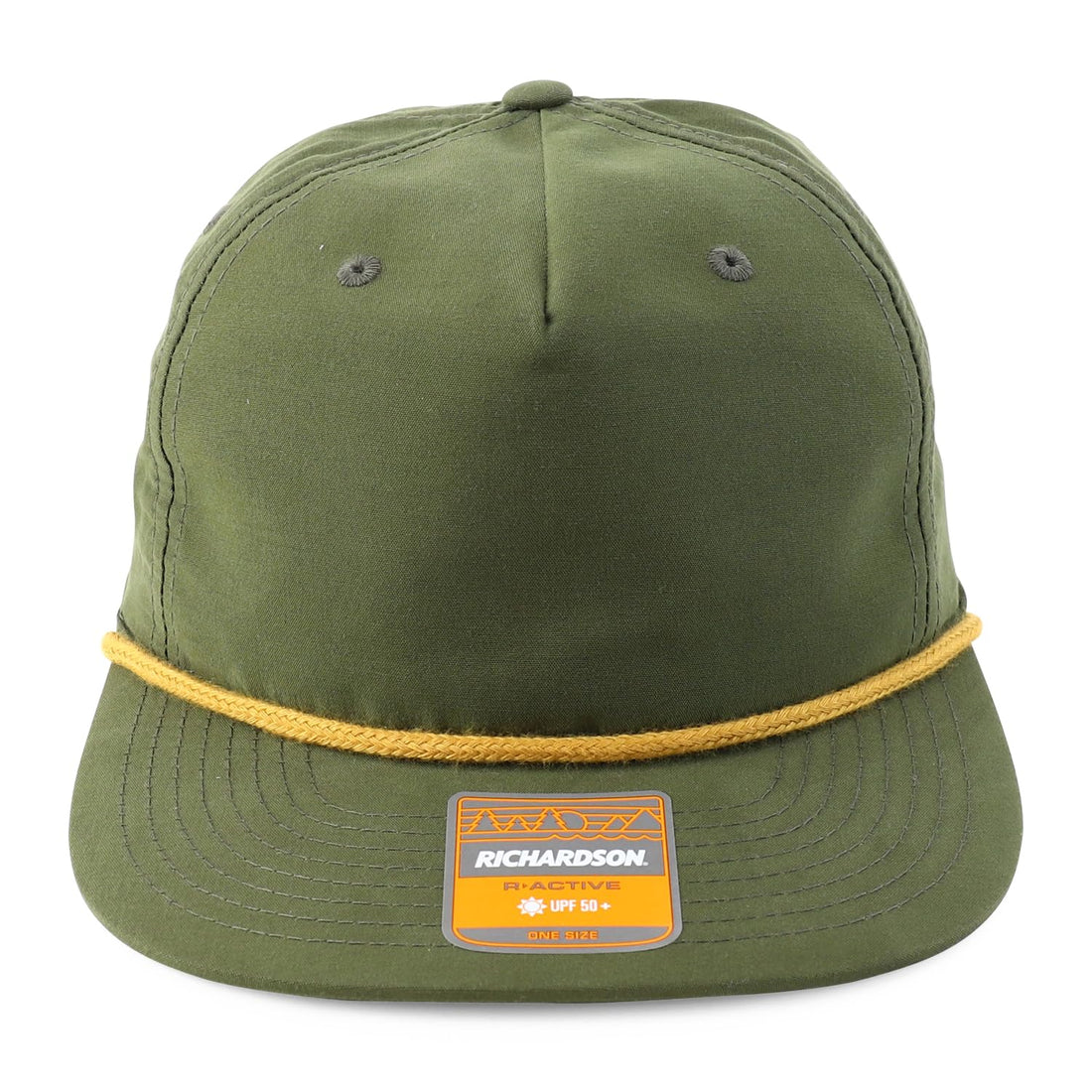 Trendy Apparel Shop UPF 50 Unstructured 5 Panel Flatbill Golf Snapback Cap