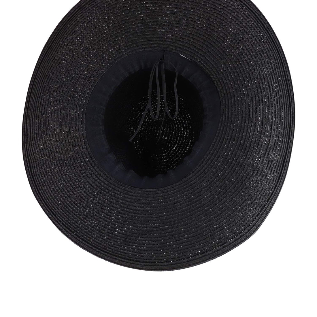 Trendy Apparel Shop Women's Fedora Crown Ribbon Band Wide Brim Sun Hat