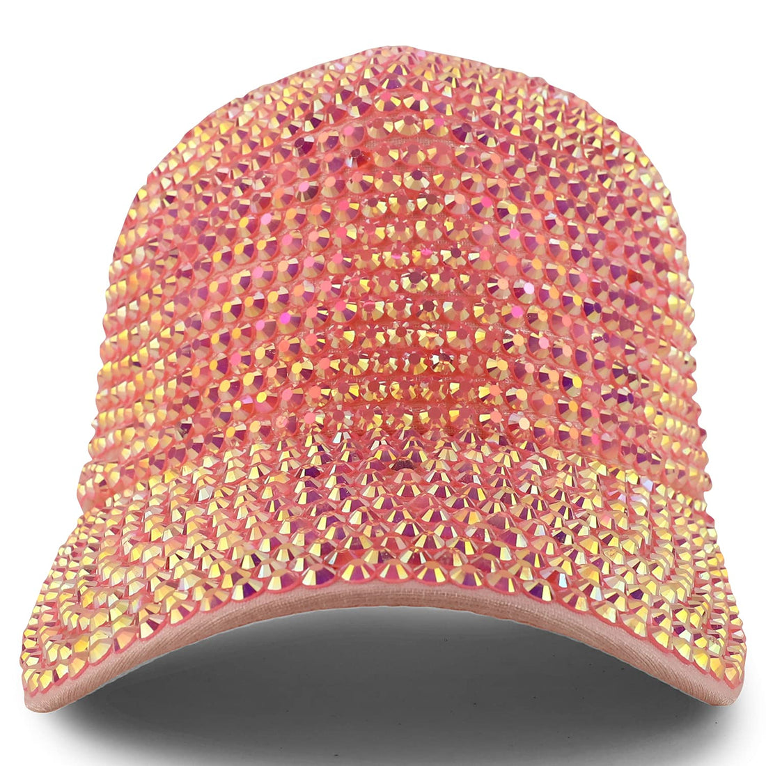 Trendy Apparel Shop Bling Stone Studs Bedazzle Structured Baseball Cap