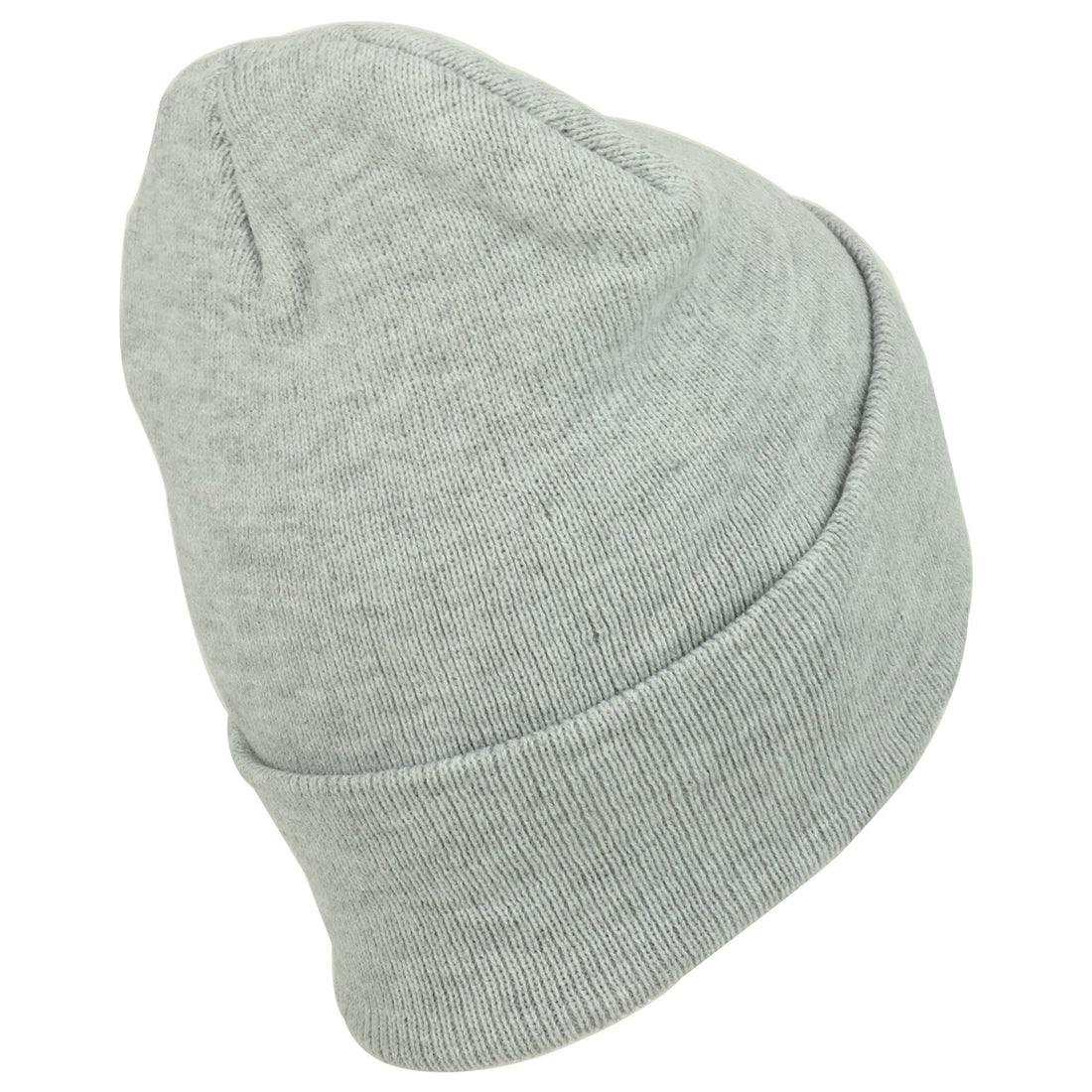 Trendy Apparel Shop Plain Long Cuff Winter Acrylic Beanie Cap