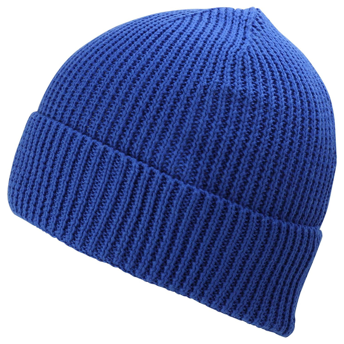 Trendy Apparel Shop Stretchy Cotton Knitted Cuff Beanie Hat