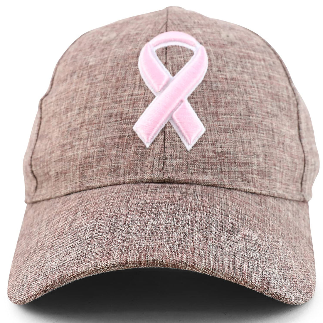Trendy Apparel Shop Brest Cancer Awareness Pink Ribbon Structured Baseball Cap