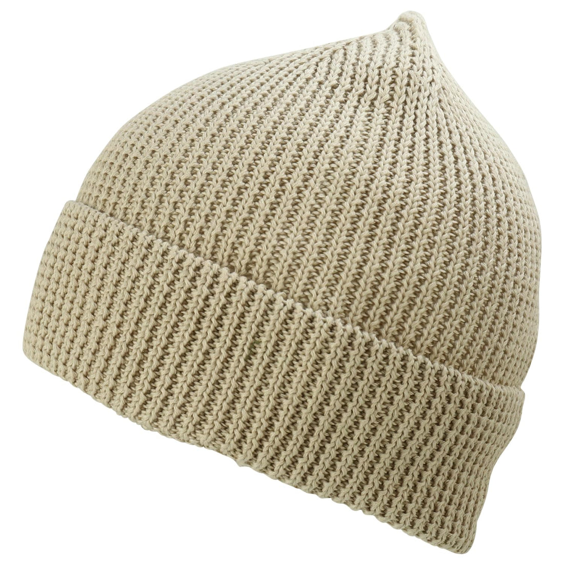 Trendy Apparel Shop Stretchy Cotton Knitted Cuff Beanie Hat