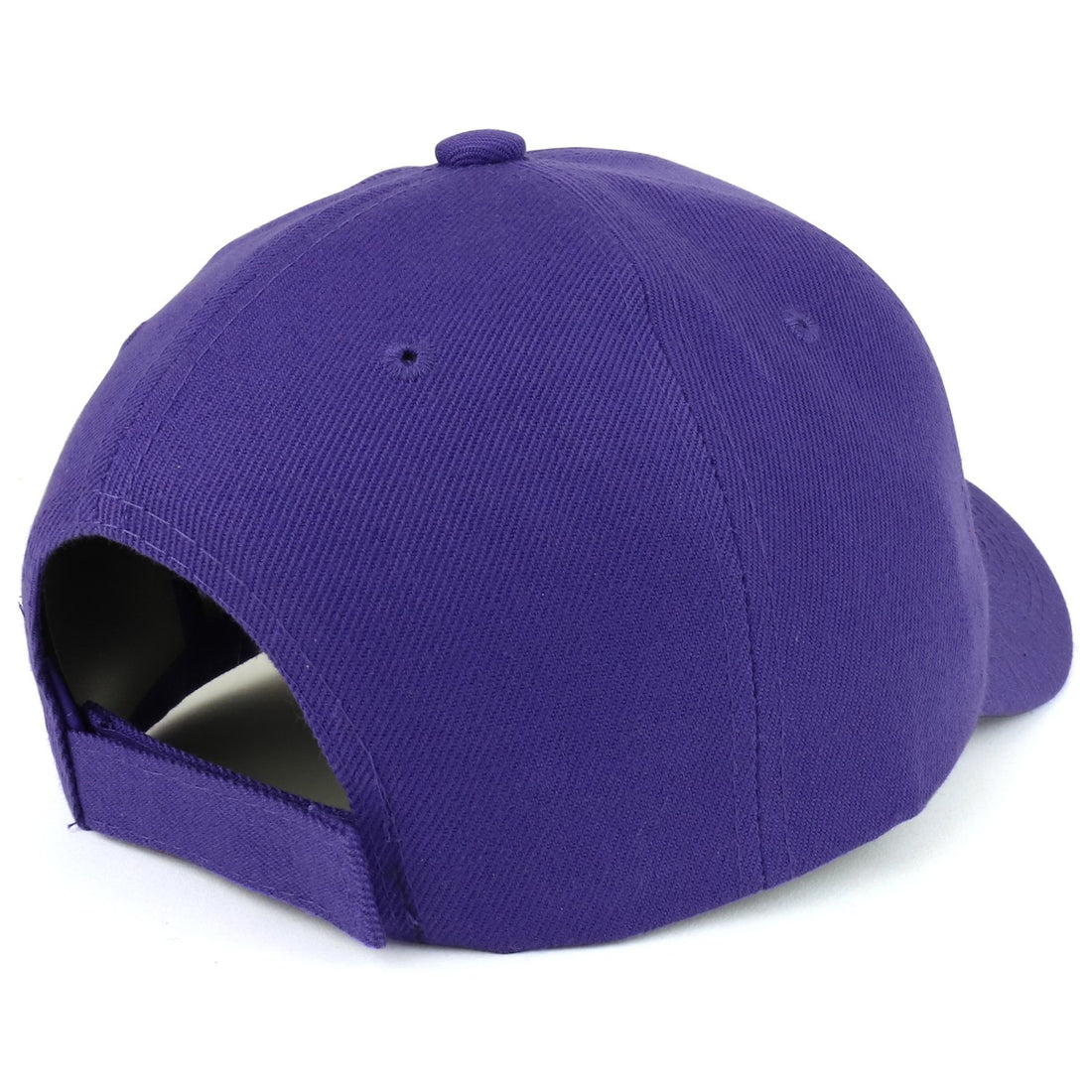 Trendy Apparel Shop Plain Structured Crown Adjustable Baseball Cap