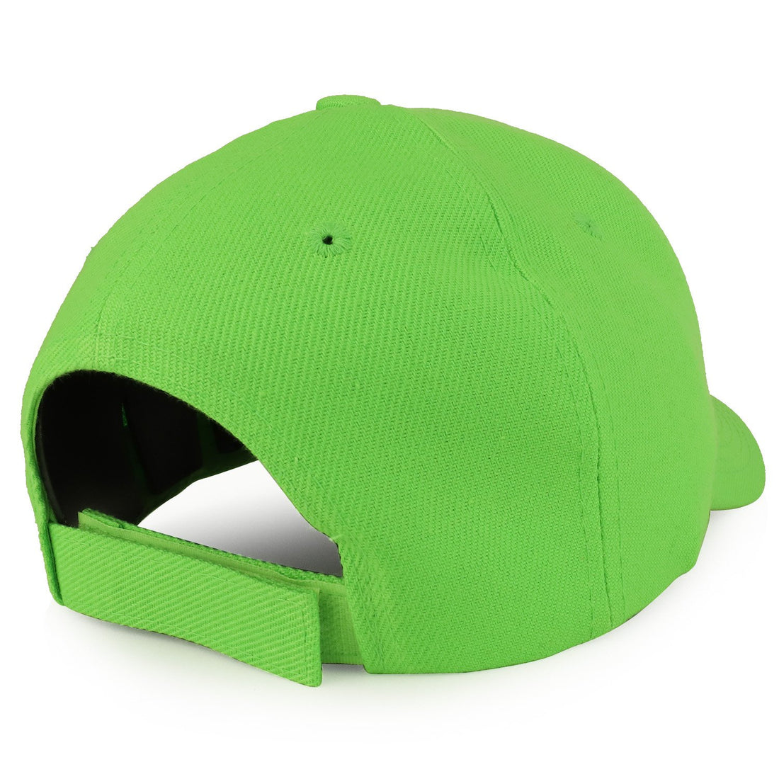 Trendy Apparel Shop Plain Structured Crown Adjustable Baseball Cap