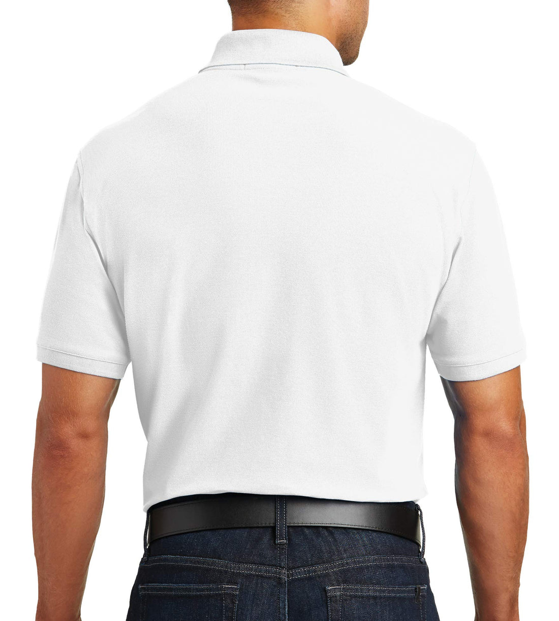 Trendy Apparel Shop Comfortable Traditional Fit Durable Poly Blend Men's Polo Big and Tall Shirt