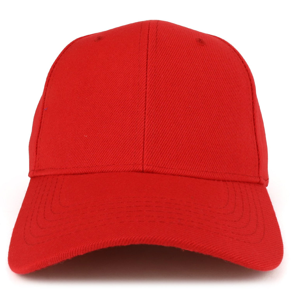 Trendy Apparel Shop Plain Structured Crown Adjustable Baseball Cap