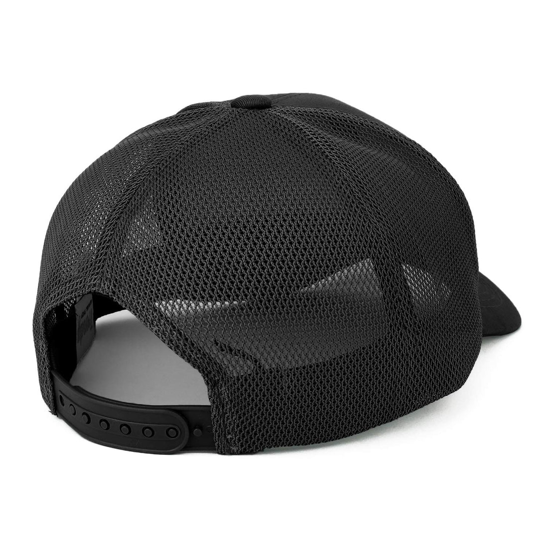 Trendy Apparel Shop XXL USA White Flag Embroidered Structured Trucker Mesh Cap