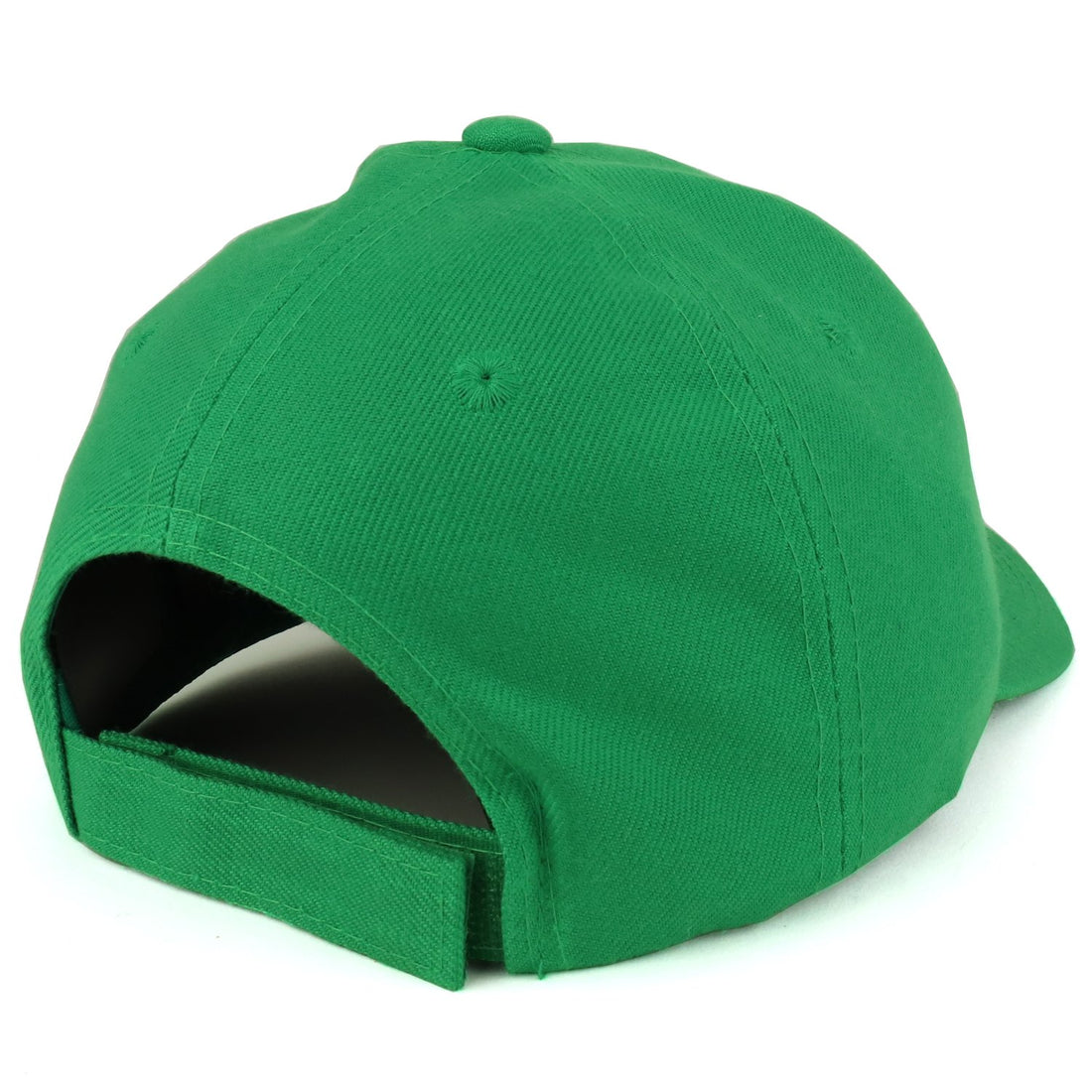 Trendy Apparel Shop Plain Structured Crown Adjustable Baseball Cap