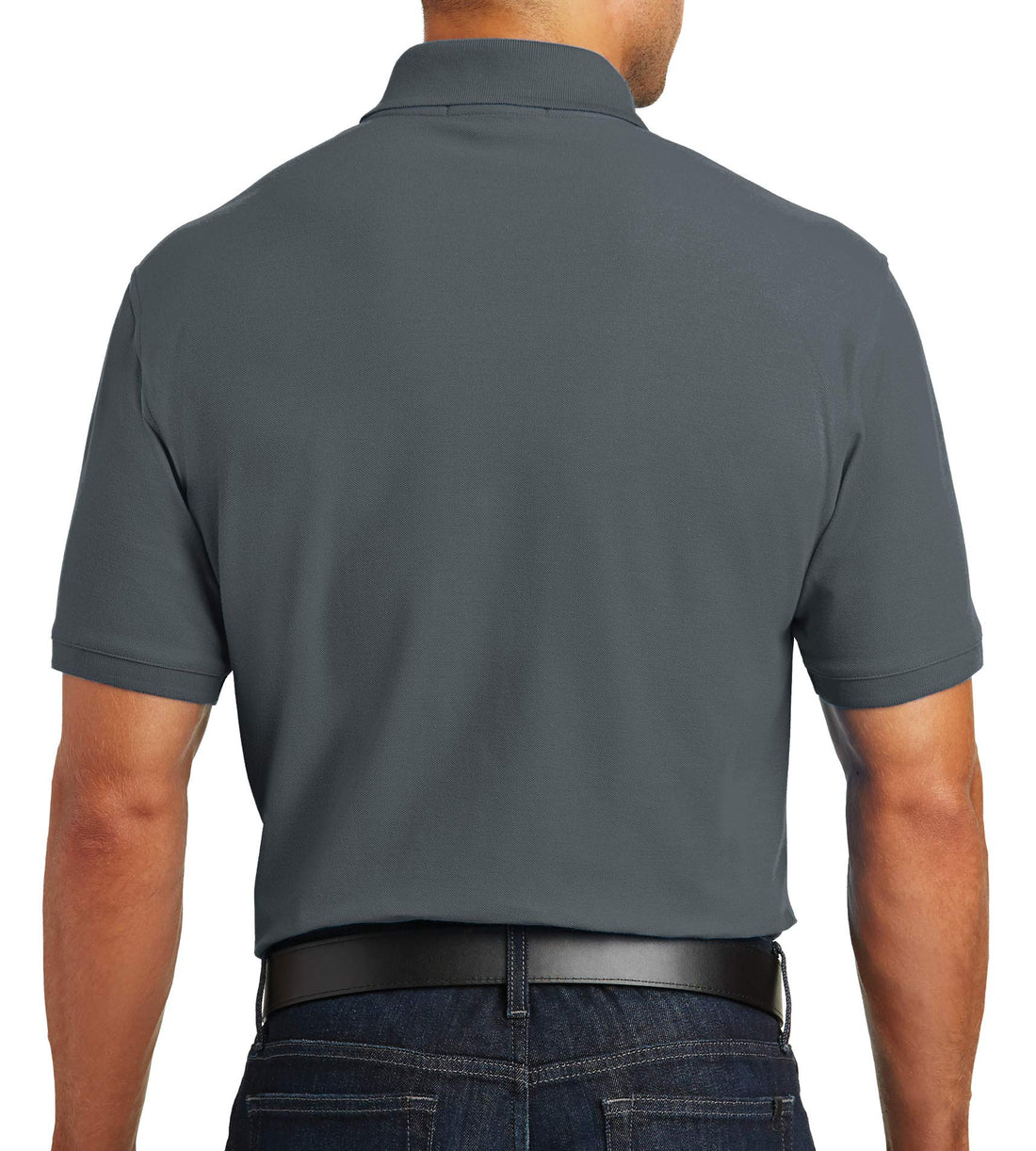 Trendy Apparel Shop Comfortable Traditional Fit Durable Poly Blend Men's Polo Big and Tall Shirt