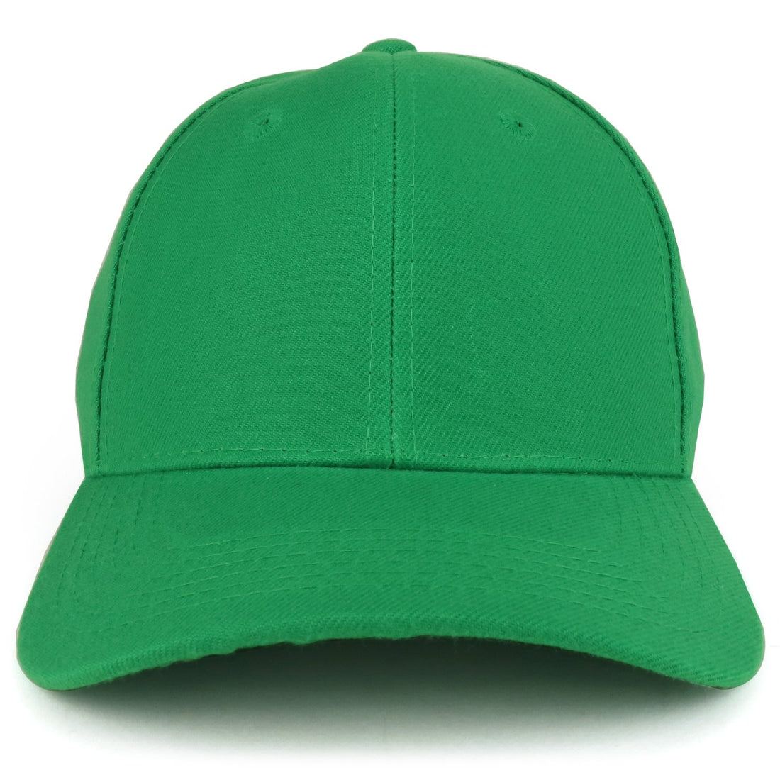 Trendy Apparel Shop Plain Structured Crown Adjustable Baseball Cap