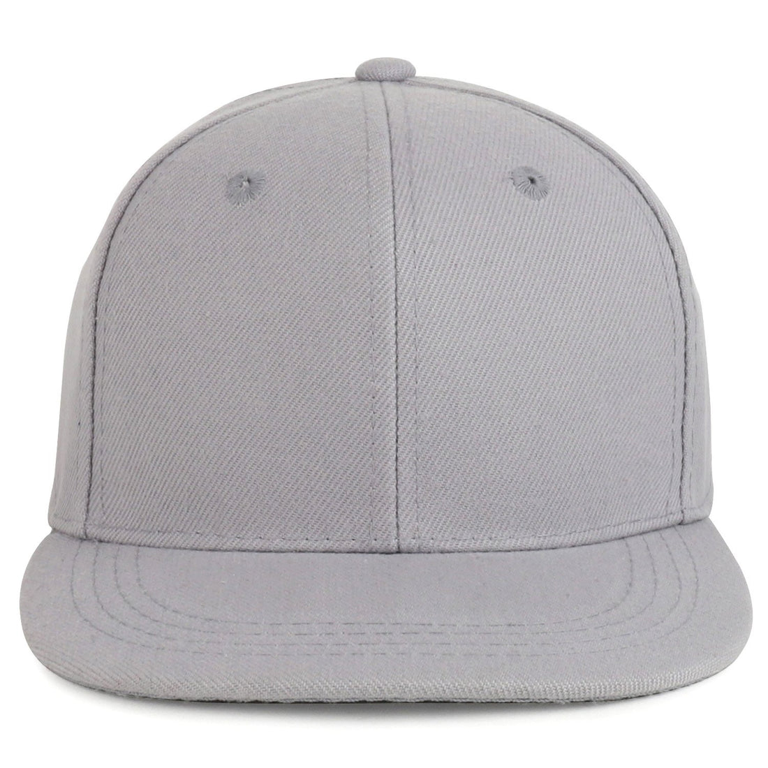 Trendy Apparel Shop Infant to Toddler Kid's Plain Structured Flatbill Snapback Cap