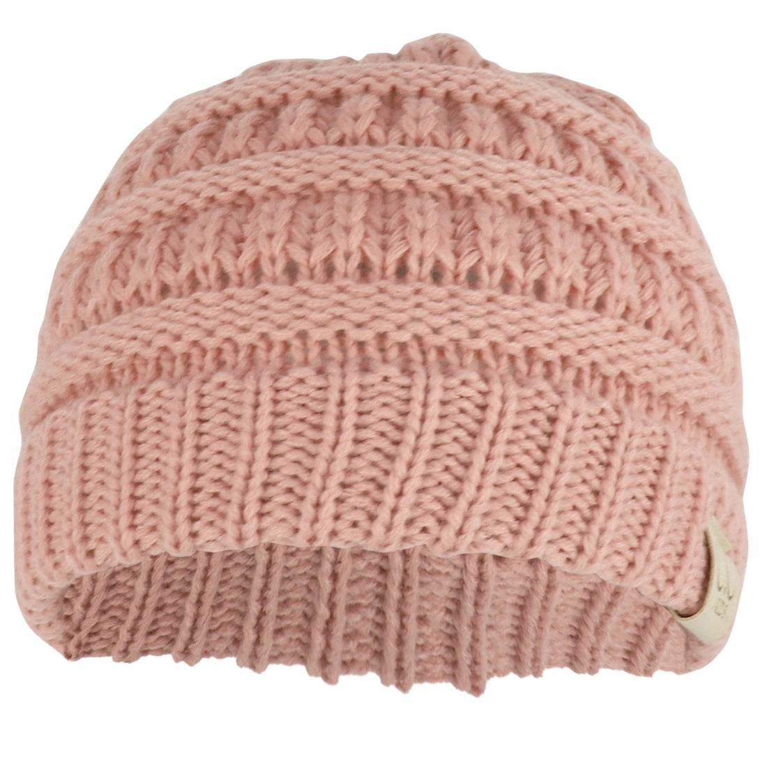 Trendy Apparel Shop Kid's Crochet Knit Winter Short Beanie Hat