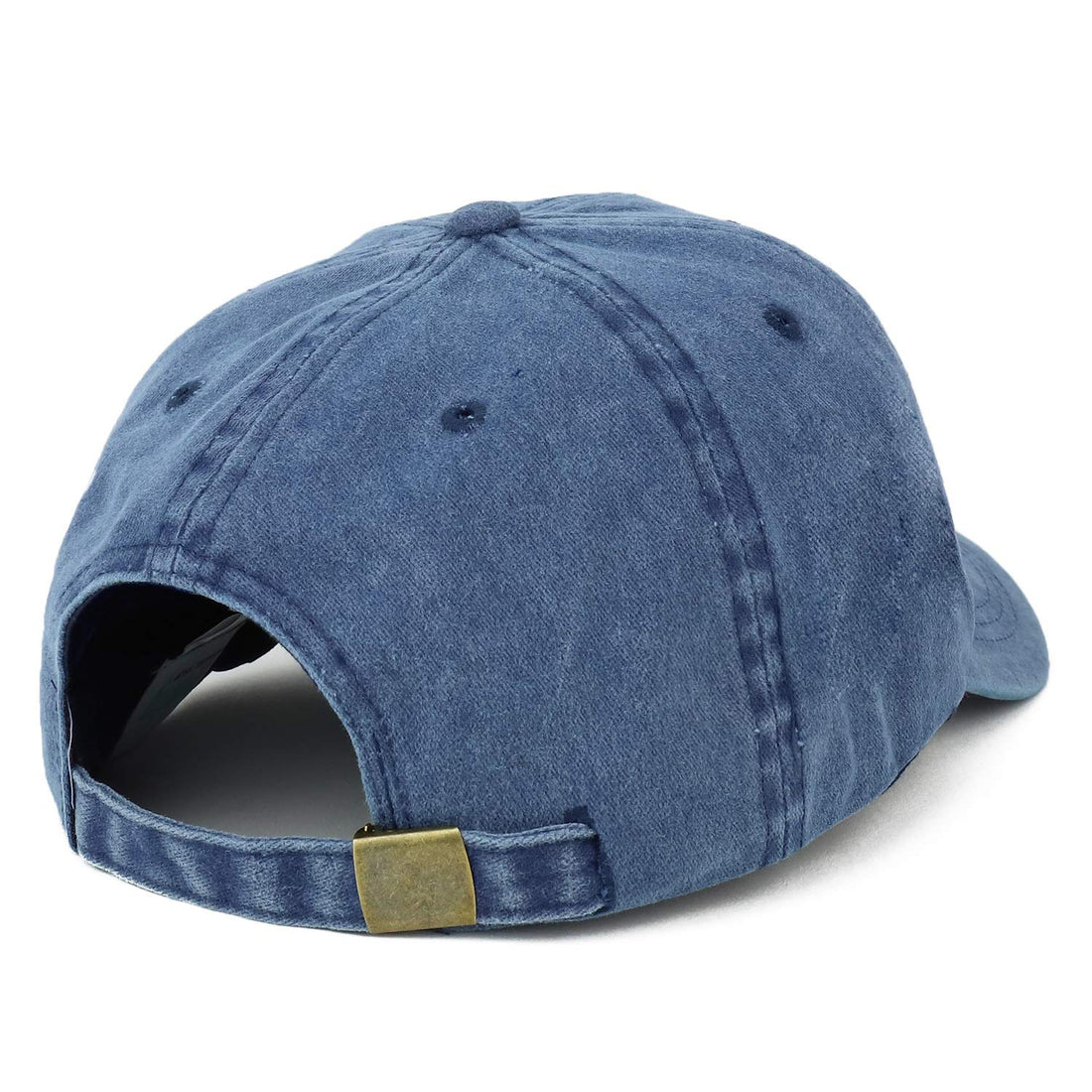 Trendy Apparel Shop XXL Texas State Outline Embroidered Unstructured Washed Pigment Dyed Baseball Cap