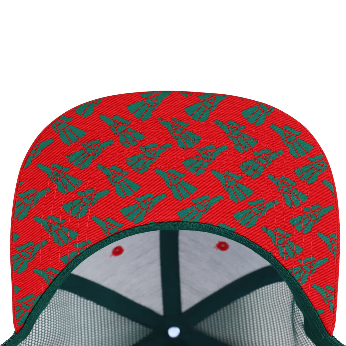 Trendy Apparel Shop Hecho En Mexico Eagle 3D Embroidered Flatbill Snapback Mesh Cap