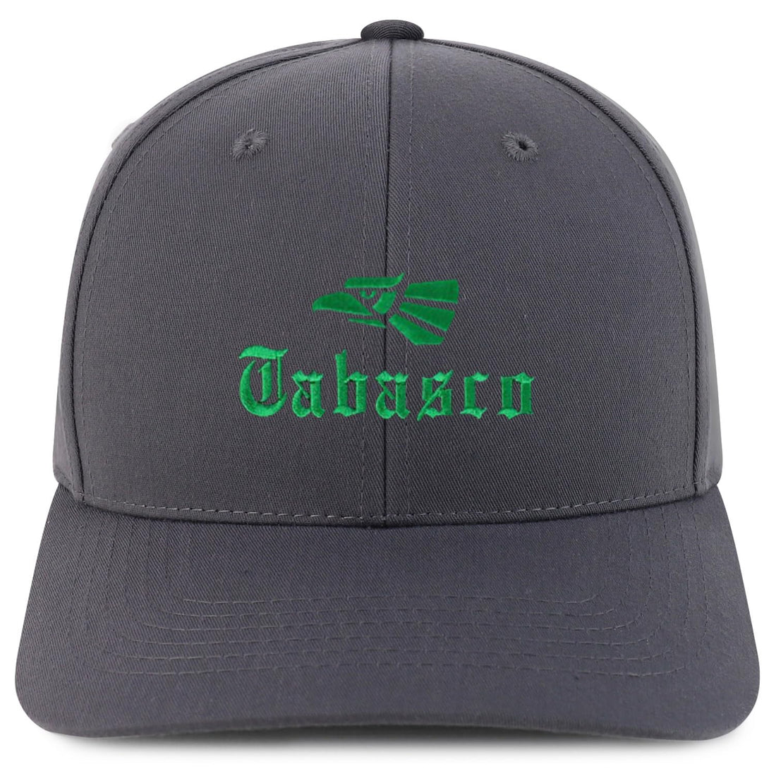 Trendy Apparel Shop Tabasco Mexico State Embroidered 6 Panel Snapback Baseball Cap
