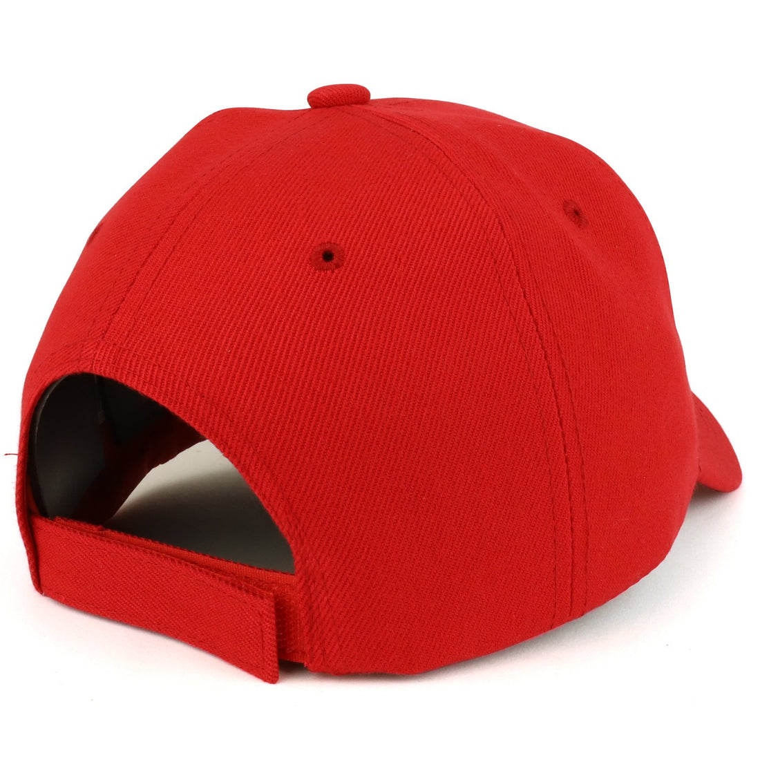 Trendy Apparel Shop Plain Structured Crown Adjustable Baseball Cap