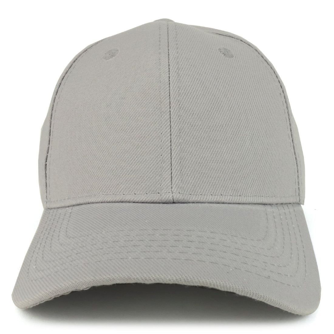 Trendy Apparel Shop Plain Structured Crown Adjustable Baseball Cap