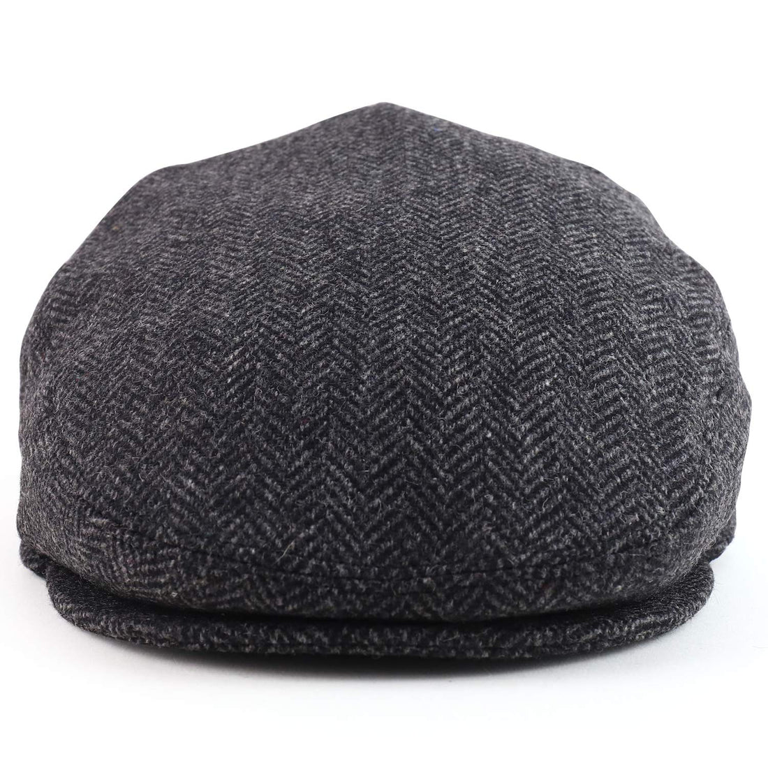Trendy Apparel Shop Men's Herringbone Wool Blend Adjustable 3 Button Ivy Cap