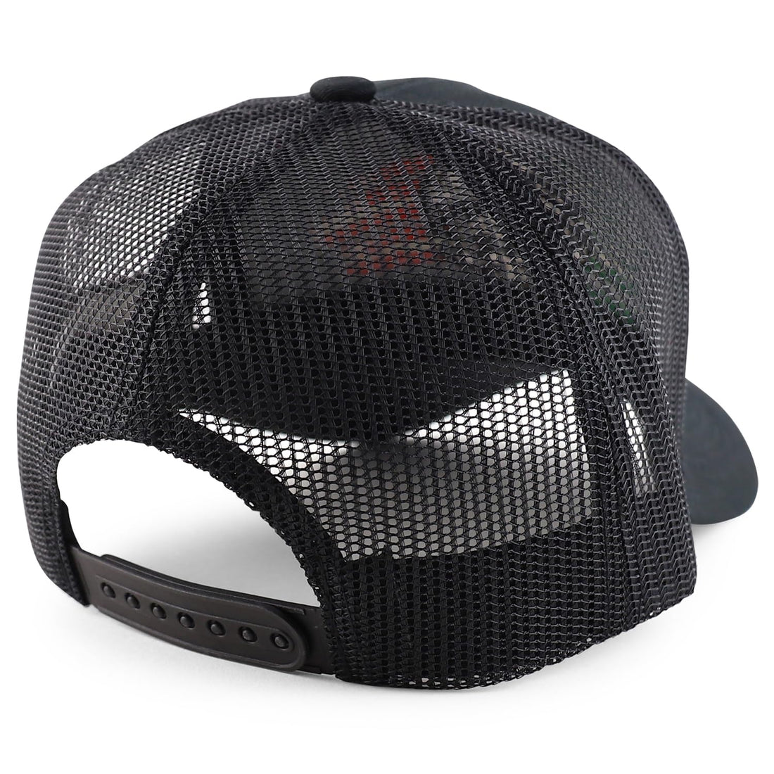Trendy Apparel Shop Eagle Mexican American Flag 3D Embroidered Curved Bill Trucker Cap