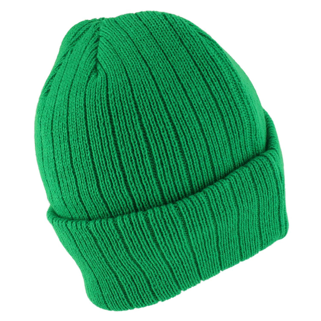 Trendy Apparel Shop USA Flag Patch Embroidered Outdoor Long Cuff Winter Beanie