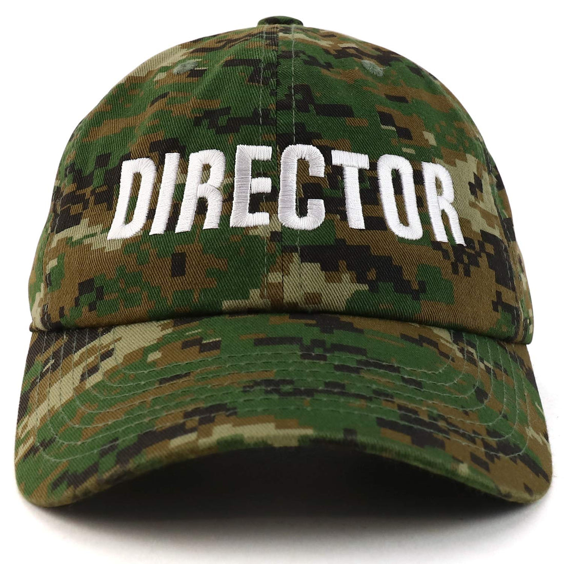 Trendy Apparel Shop Director Embroidered Soft Cotton Low Profile Dad Hat Baseball Cap