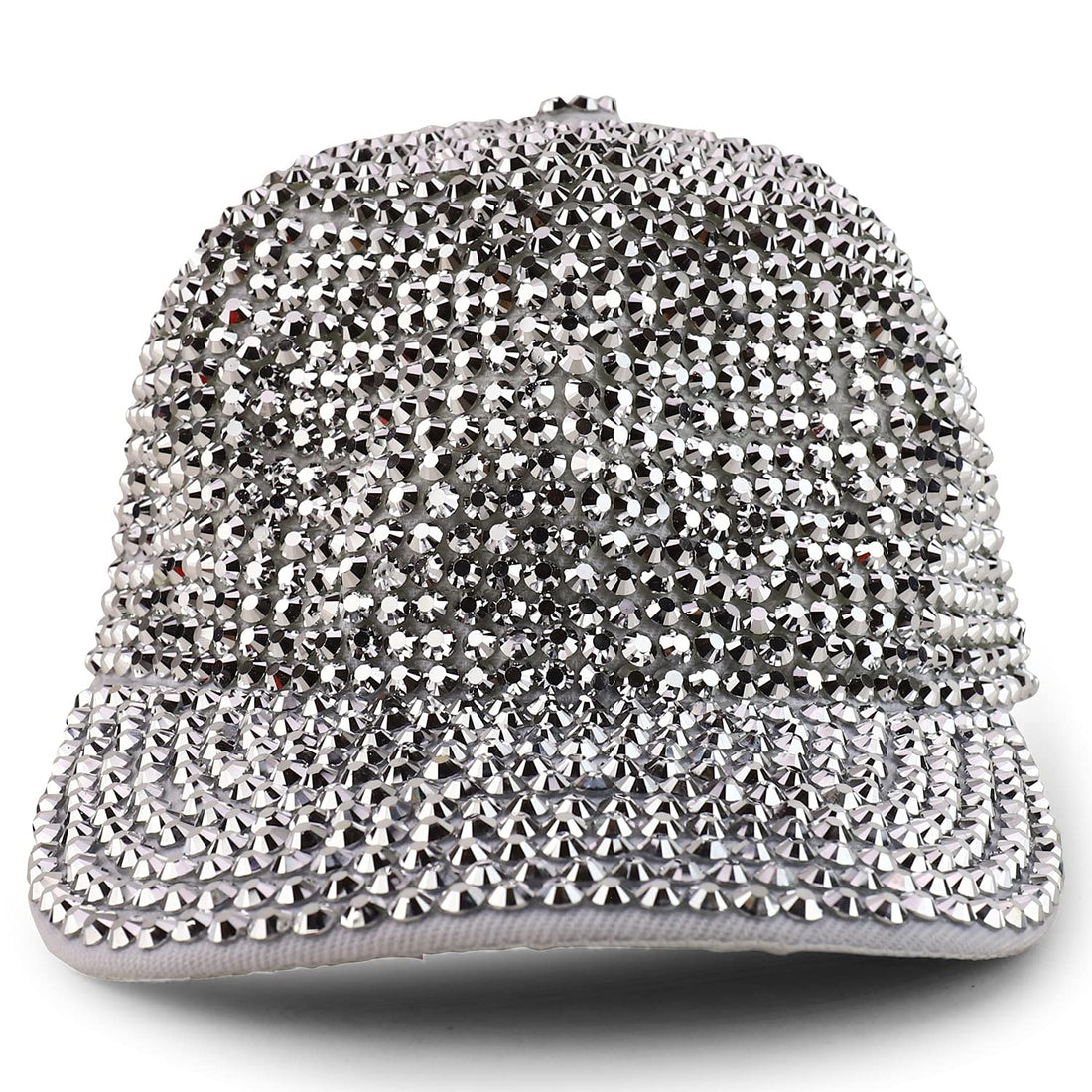 Trendy Apparel Shop Bling Stone Studs Bedazzle Structured Baseball Cap