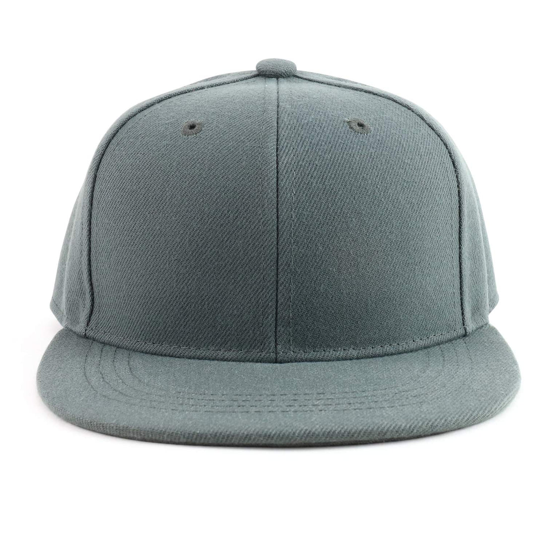 Trendy Apparel Shop Infant to Youth Plain Structured Flatbill Snapback Cap
