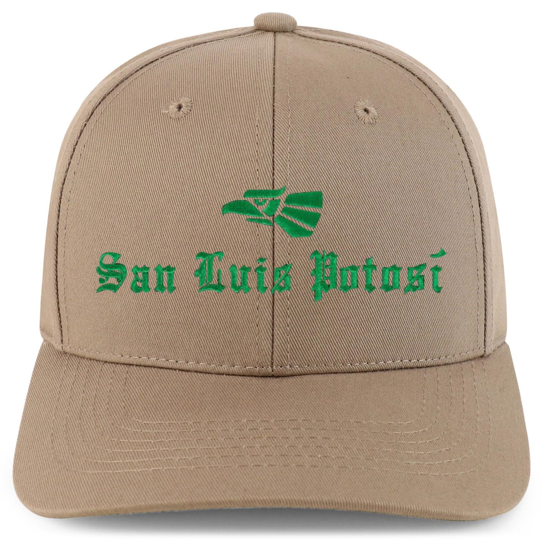 Trendy Apparel Shop San Luis Potosi Mexico State Embroidered 6 Panel Snapback Baseball Cap