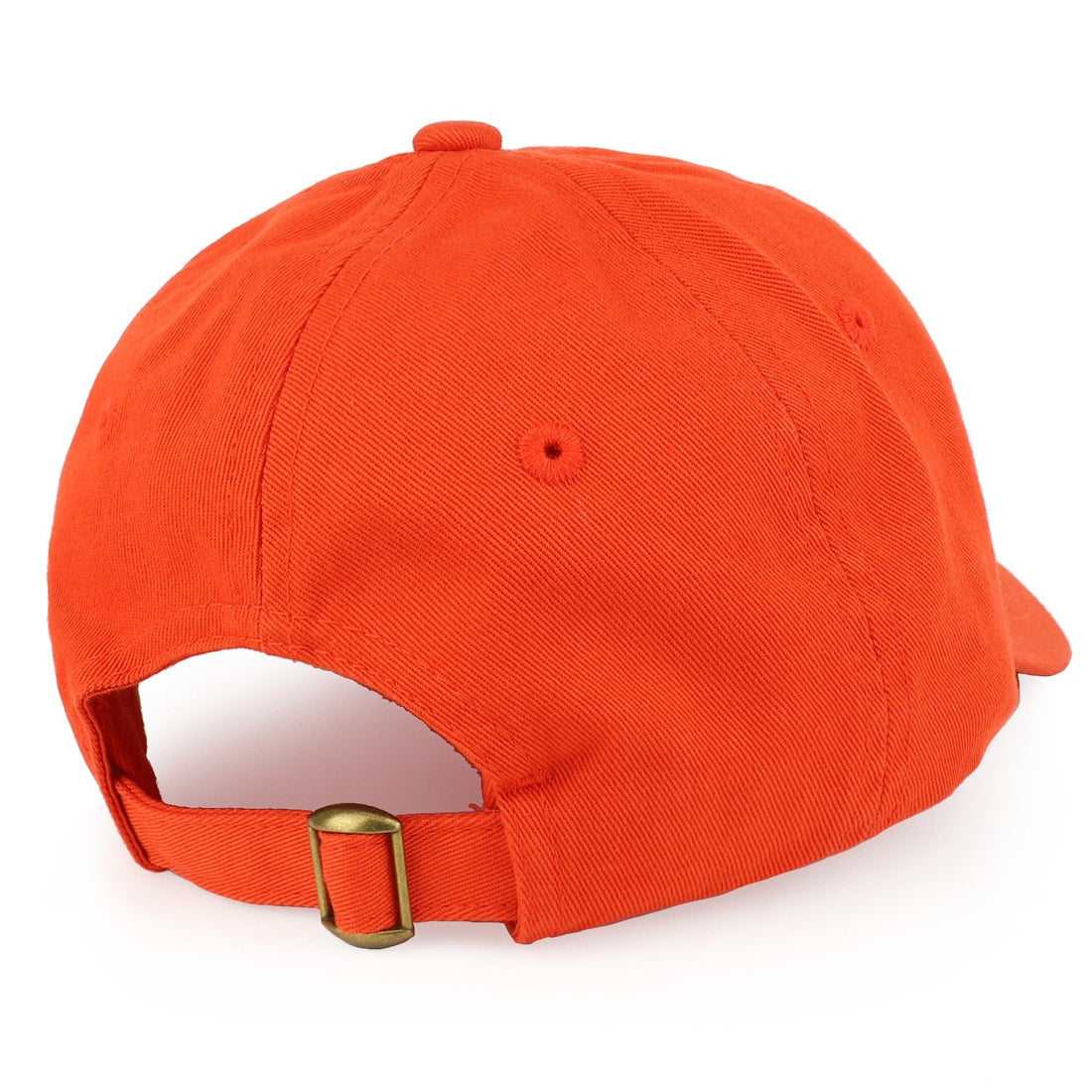 Trendy Apparel Shop Orange Patch Youth Small Fit Unstructured Cotton Baseball Cap