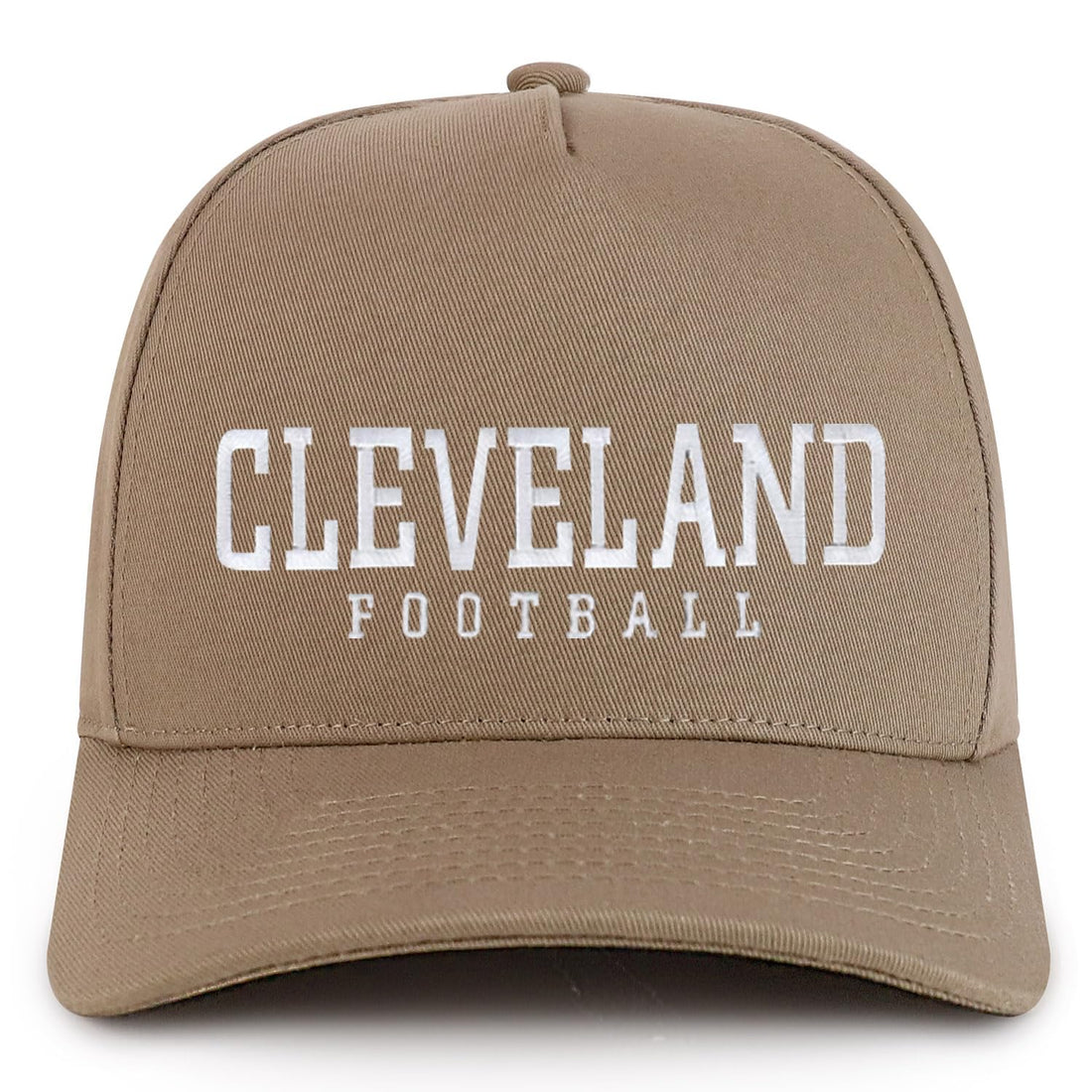 Trendy Apparel Shop Cleverland Embroidered 5 Panel Structured Baseball Cap