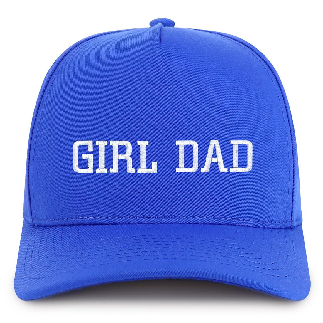 Trendy Apparel Shop Girl Dad Embroidered 5 Panel High Profile Structured Snapback Cap