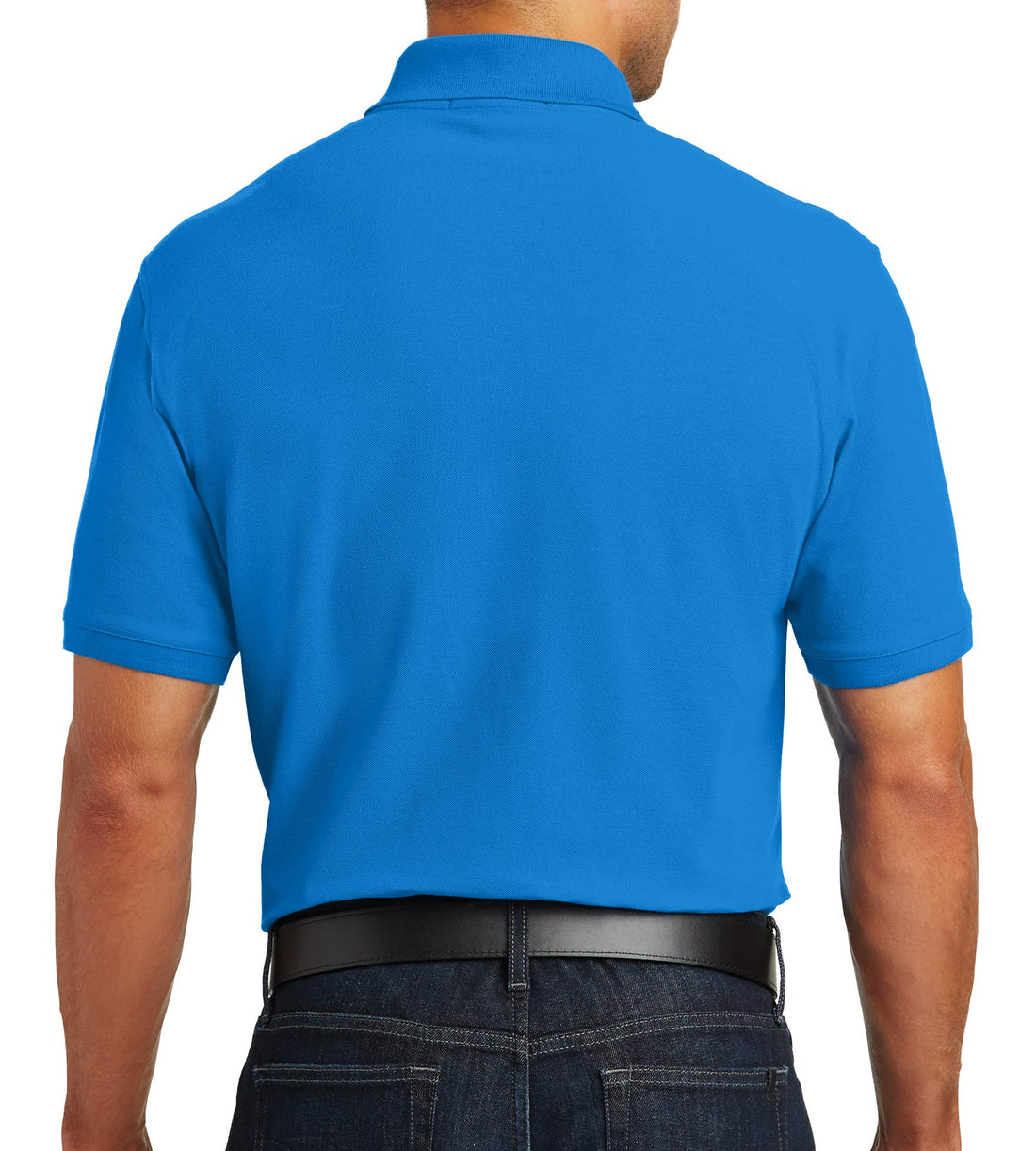 Trendy Apparel Shop Comfortable Traditional Fit Durable Poly Blend Men's Polo Big and Tall Shirt