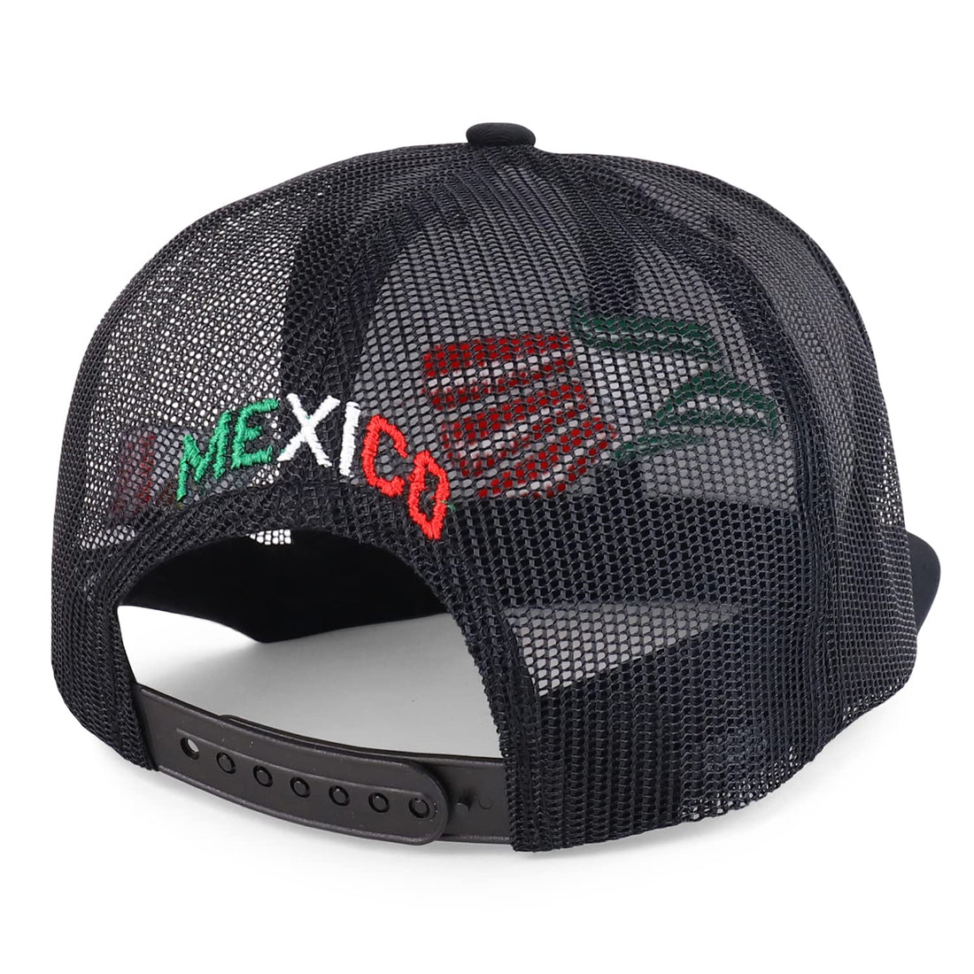 Trendy Apparel Shop XXL Hecho En Mexico Eagle 3D Embroidered Flatbill Snapback Mesh Cap