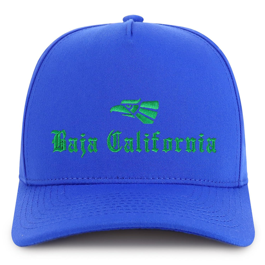 Trendy Apparel Shop Baja California Mexico City Embroidered 5 Panel Structured Baseball Cap