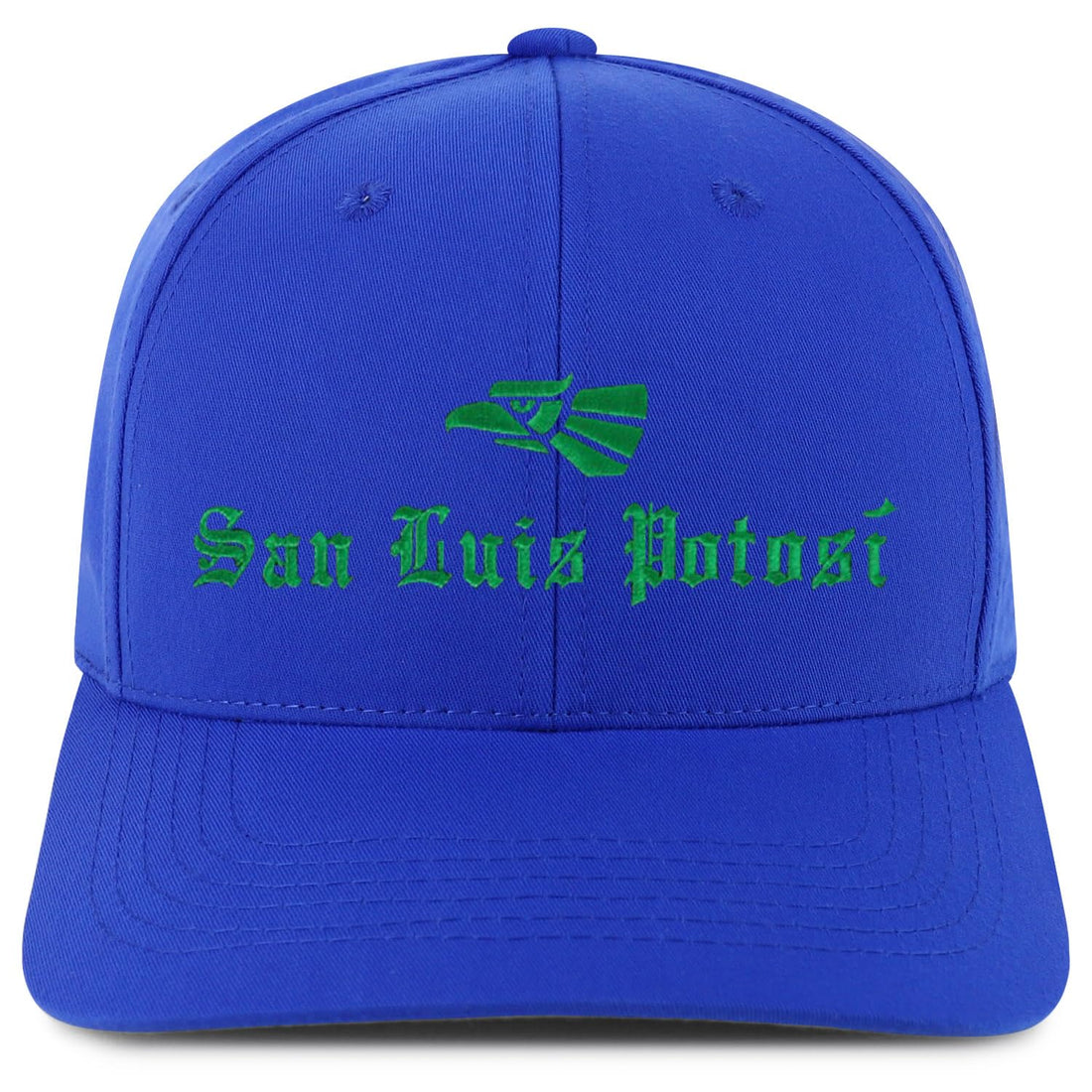 Trendy Apparel Shop San Luis Potosi Mexico State Embroidered 6 Panel Snapback Baseball Cap