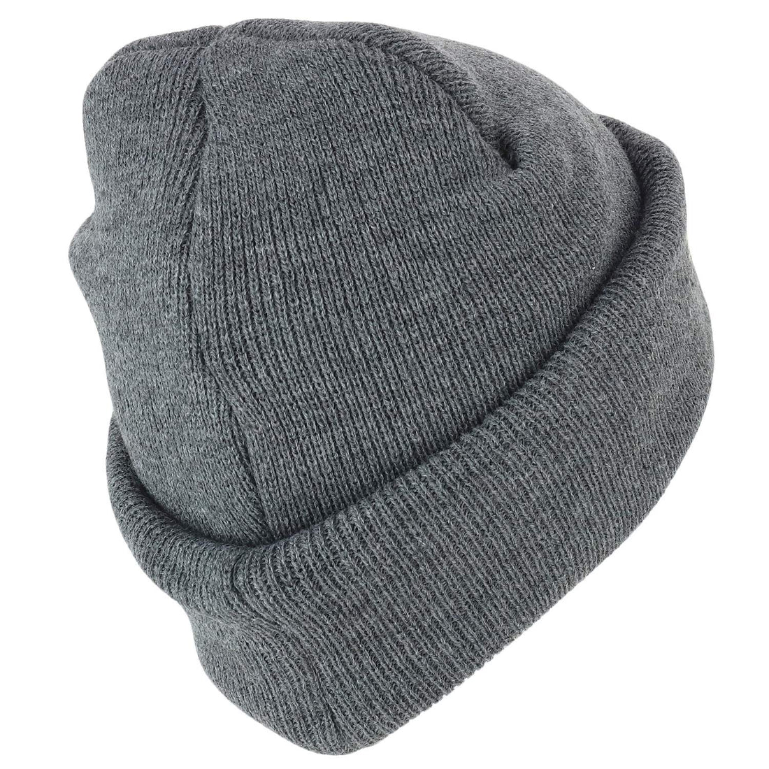 Trendy Apparel Shop Heavy Duty USA Flag Solid Cuffed Beanie with Thinsulate