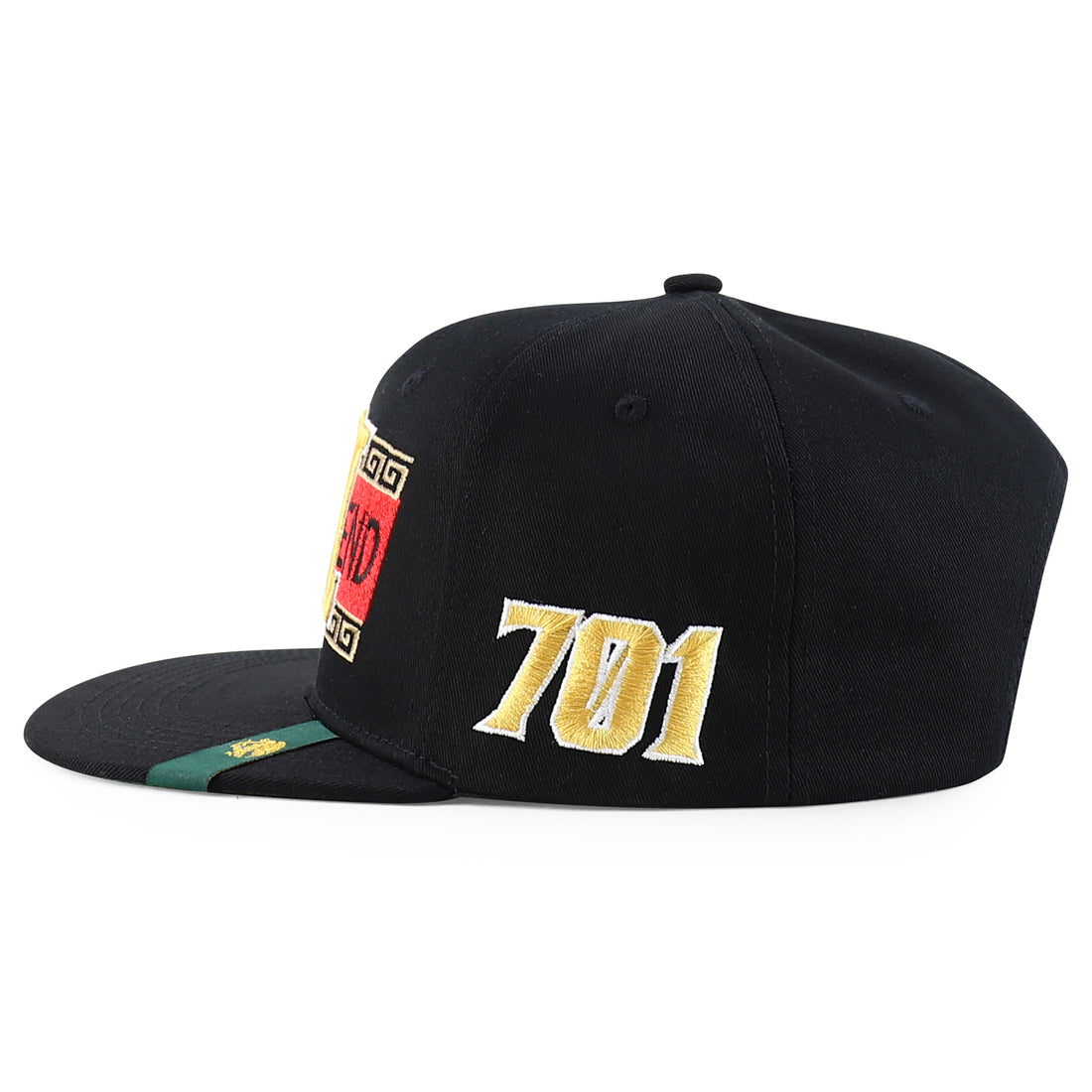 Trendy Apaprel Shop JGL El Chapo 701 Embroidered Flatbill Snapback Cap