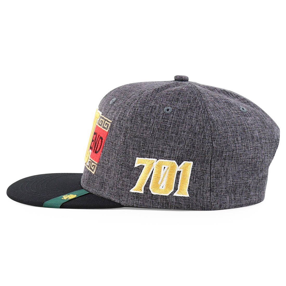 Trendy Apaprel Shop JGL El Chapo 701 Embroidered Flatbill Snapback Cap