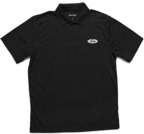 Trendy Apparel Shop Established 1936 Embroidered Polyester Collared Polo Shirt
